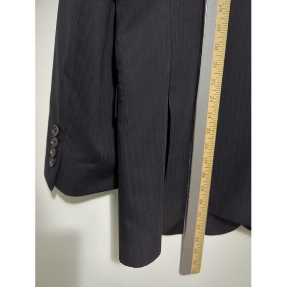 Hugo Boss Mens Pasini 2 Movie 2 Button Blazer Black Double‎ Vented Size 42R - Picture 10 of 13